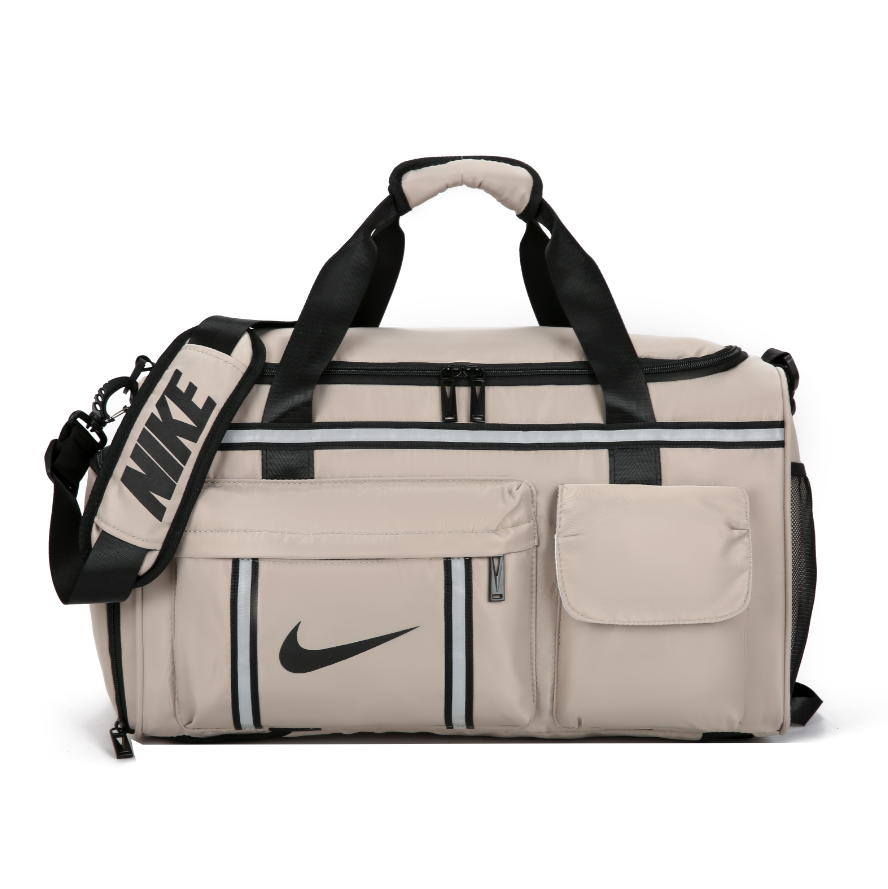 Nike Sport Duffel Bag Beige