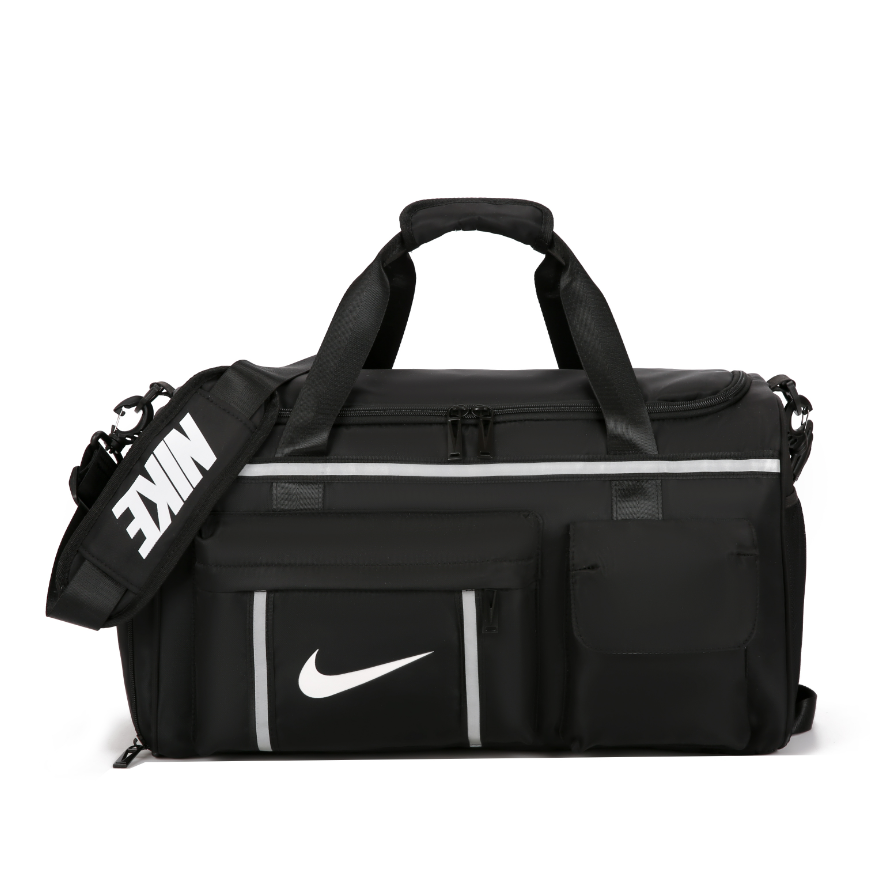Nike Sport Duffel Bag Black White
