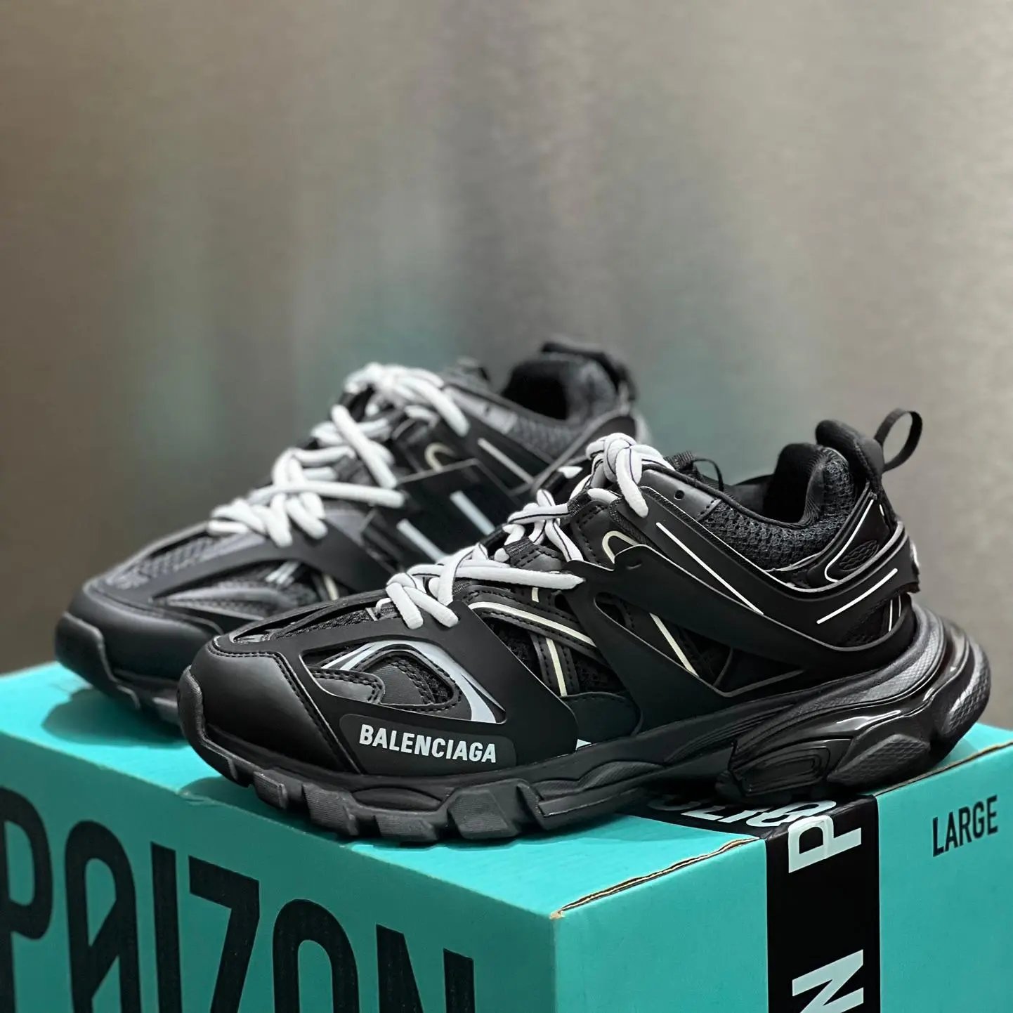 Balenciaga Track Sneaker Black White