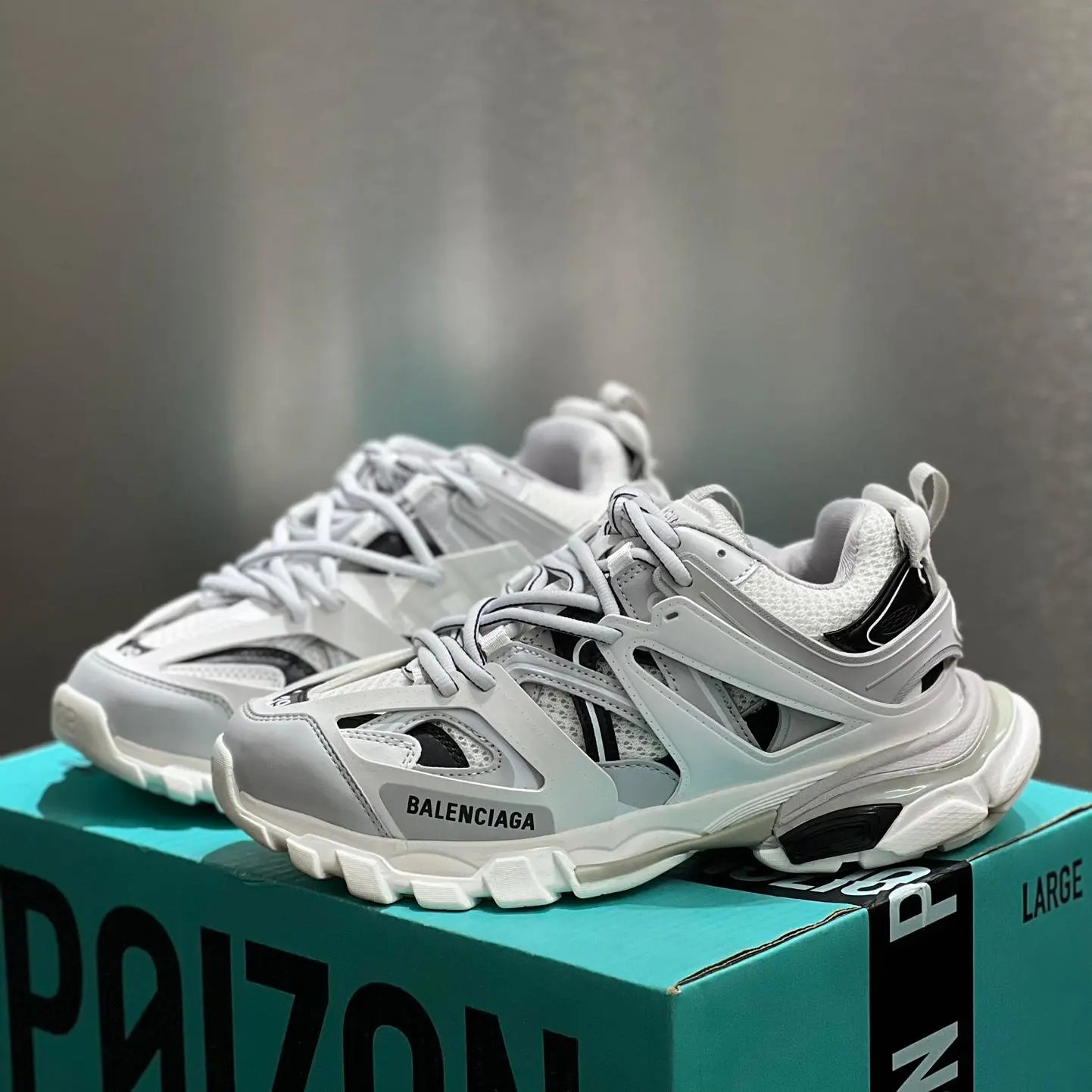 Balenciaga Track Sneaker White Grey Black
