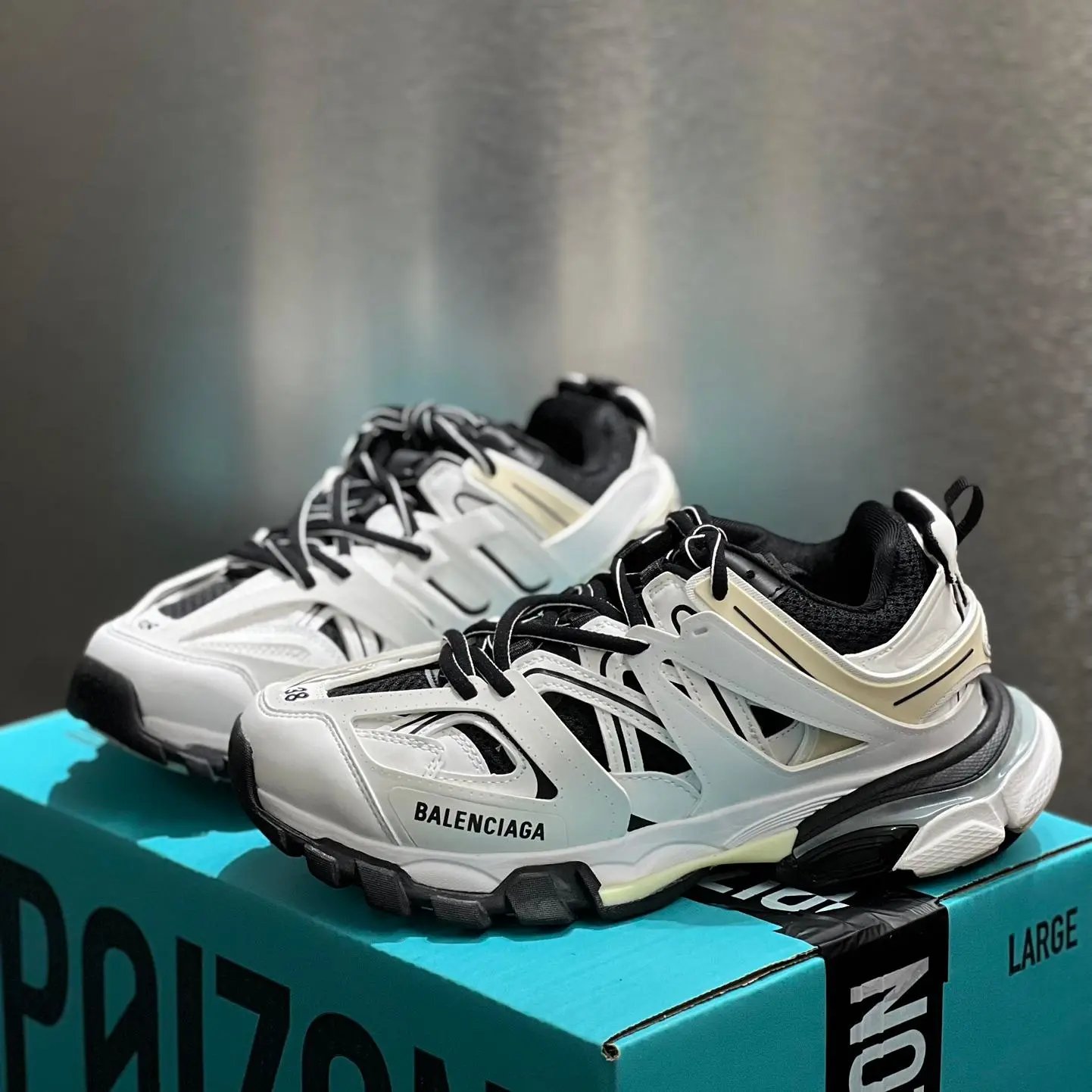 Balenciaga Track Sneaker White Black