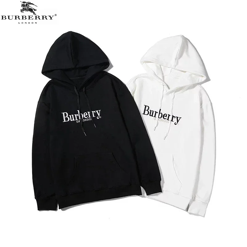 薄款】BURBERRY/巴宝莉19SS 字母刺绣logo 基础款帽衫连帽卫衣男女