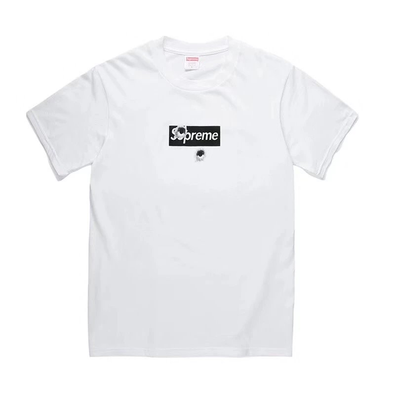 Supreme 12AW Shibuya Bullet Hole Box Logo Tee Limited Edition Opening T-Shirt