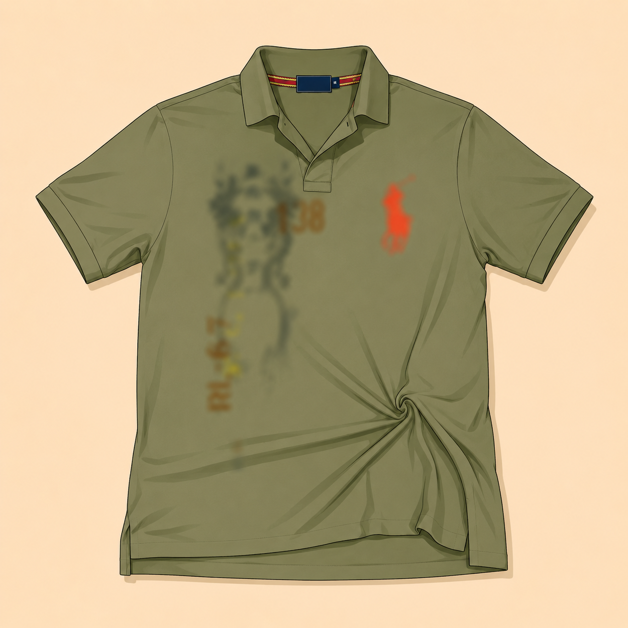 Bullrop pony green short sleeved shirt