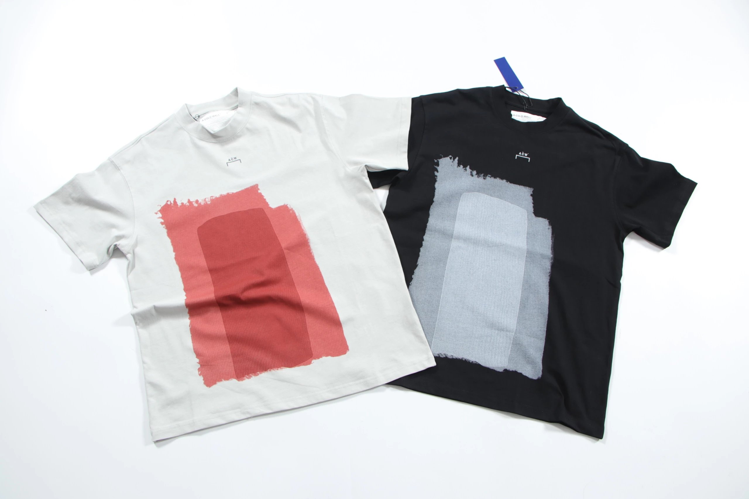 Design A-Cold-Wall* Abstract Print Black T-Shirt T-Shirts - 2