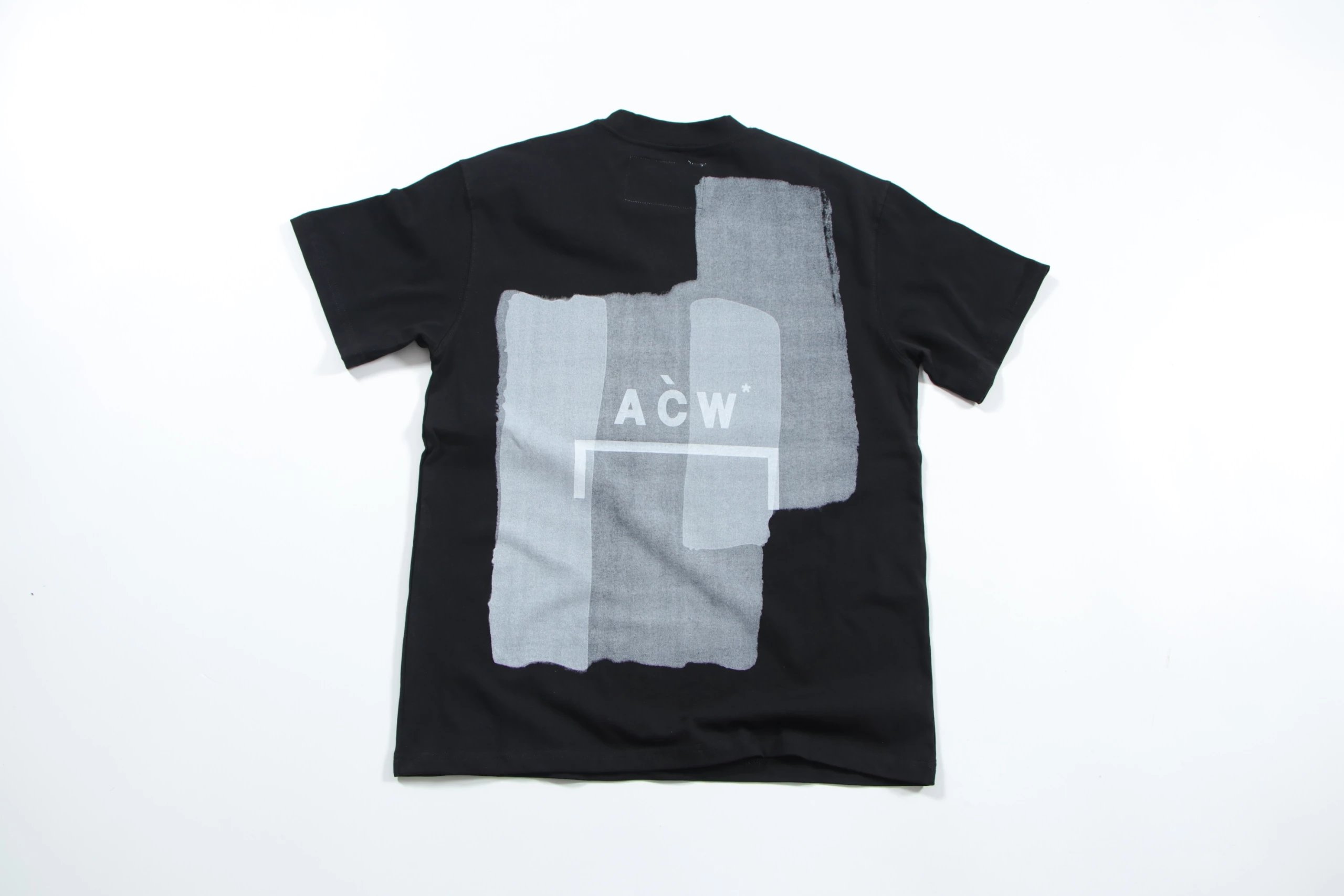 Design A-Cold-Wall* Abstract Print Black T-Shirt T-Shirts - 5