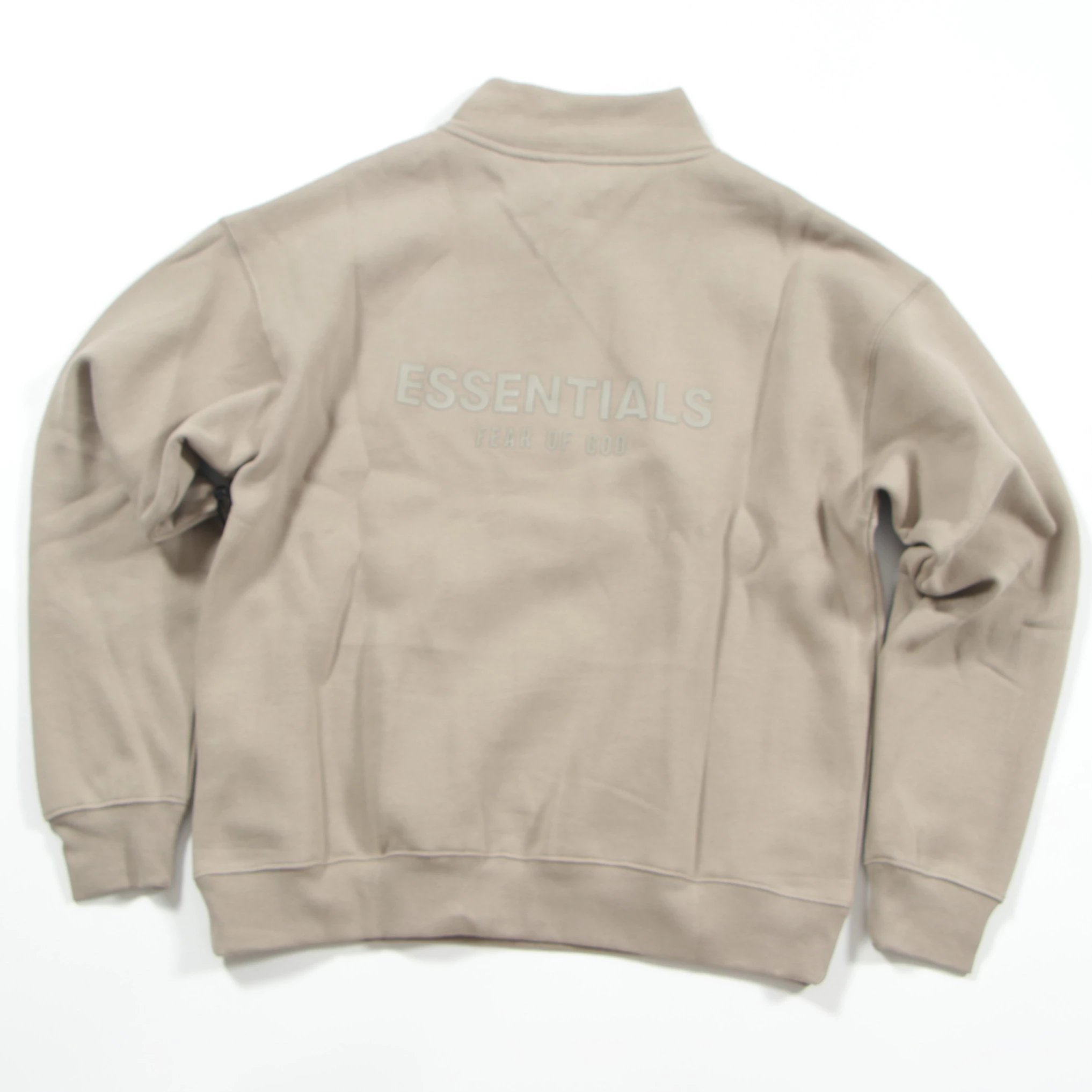 Fear of God Essentials Half-Zip Pullover Black Hoodie - 7