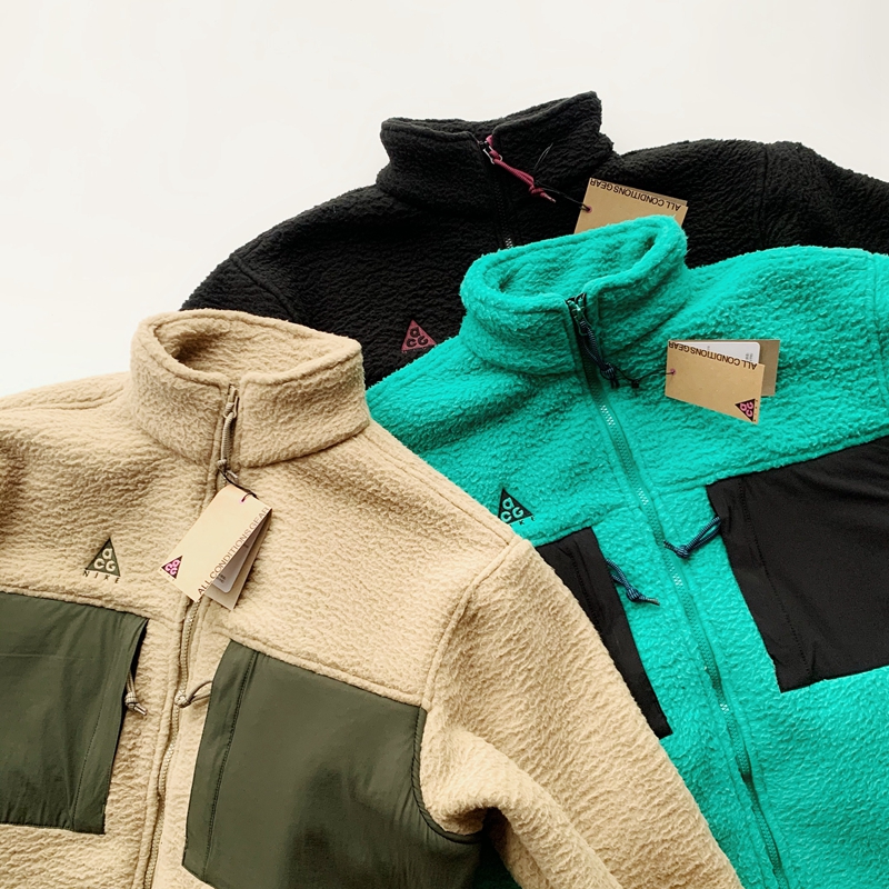 Nike ACG Fleece Jacket Teal Green Outerwear - 5