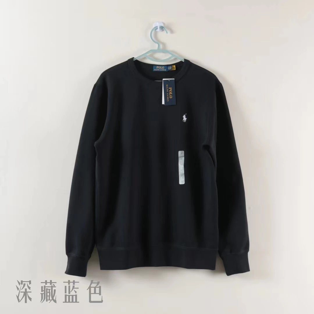Polo Ralph Lauren Classic Crewneck Sweatshirt Beige Sweater - 5