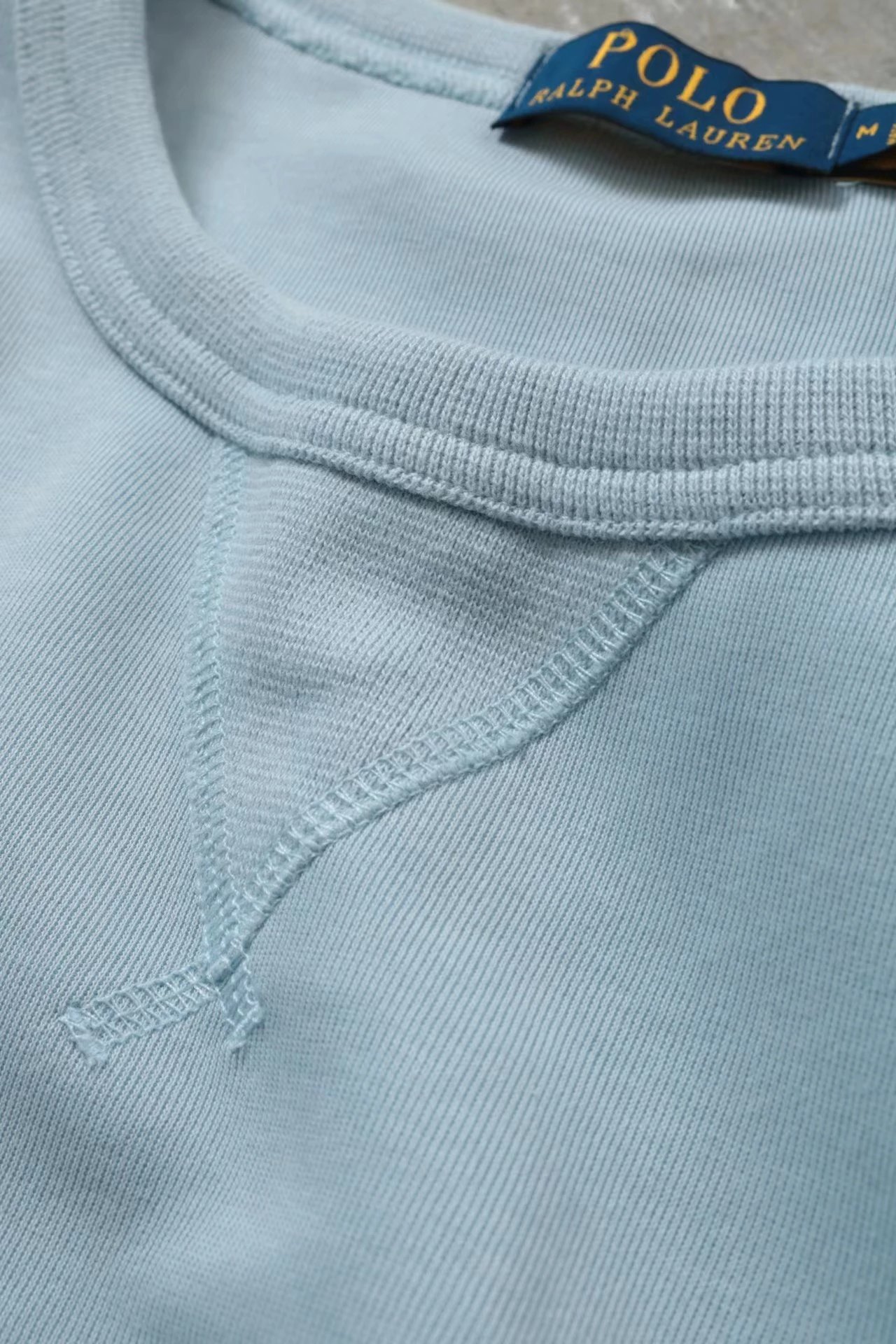 Polo Ralph Lauren Classic Crewneck Sweatshirt Beige Sweater - 15