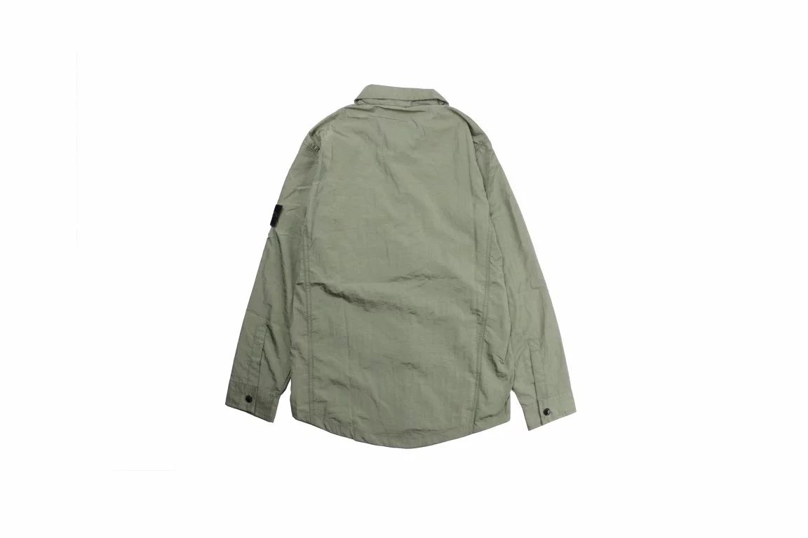 Stone Island Shadow Project Shirt Jacket Dark Gray Outerwear - 10