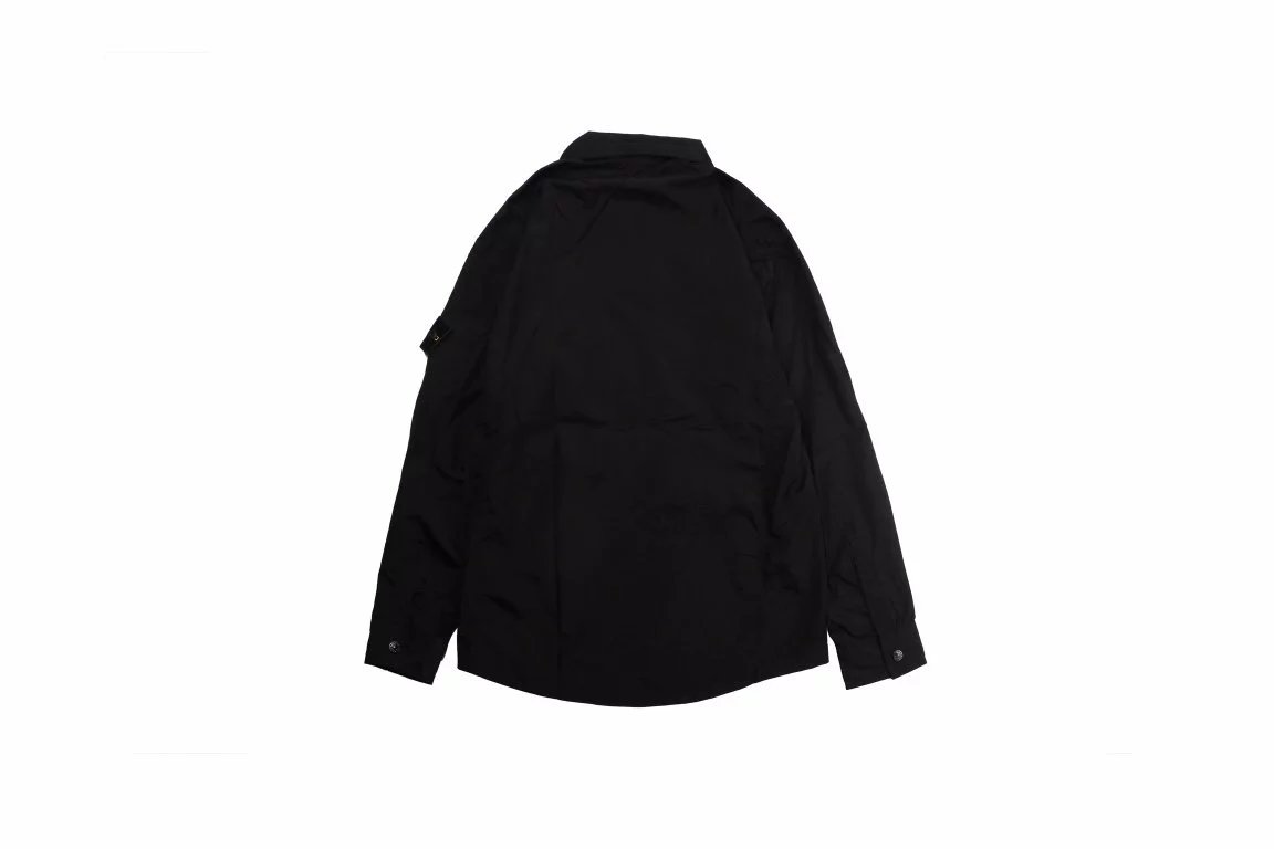 Stone Island Shadow Project Shirt Jacket Dark Gray Outerwear - 4
