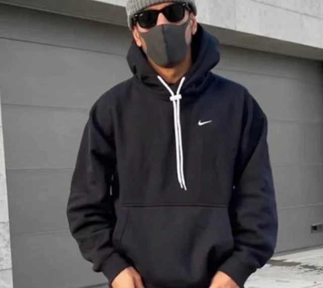 Nike Hoodies & Sweatshirts Embroidered Swoosh pullover hoodie with drawstring hood and kangaroo pocket product detail image 9