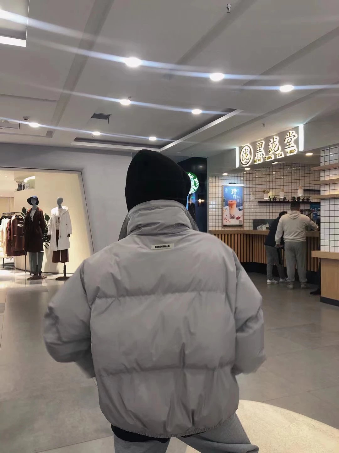 Design Puffer Jacket Gray Down-Jacket - 21