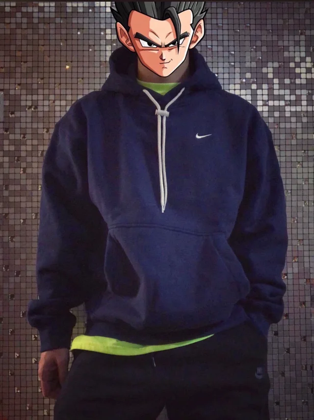 Nike Hoodies & Sweatshirts Embroidered Swoosh pullover hoodie with drawstring hood and kangaroo pocket product detail image 2