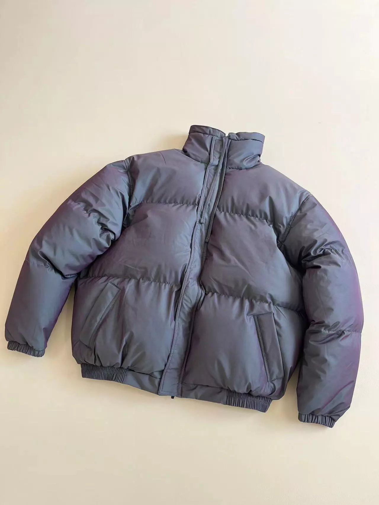 Design Puffer Jacket Gray Down-Jacket - 7