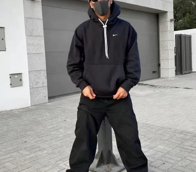 Nike Hoodies & Sweatshirts Embroidered Swoosh pullover hoodie with drawstring hood and kangaroo pocket product detail image 8