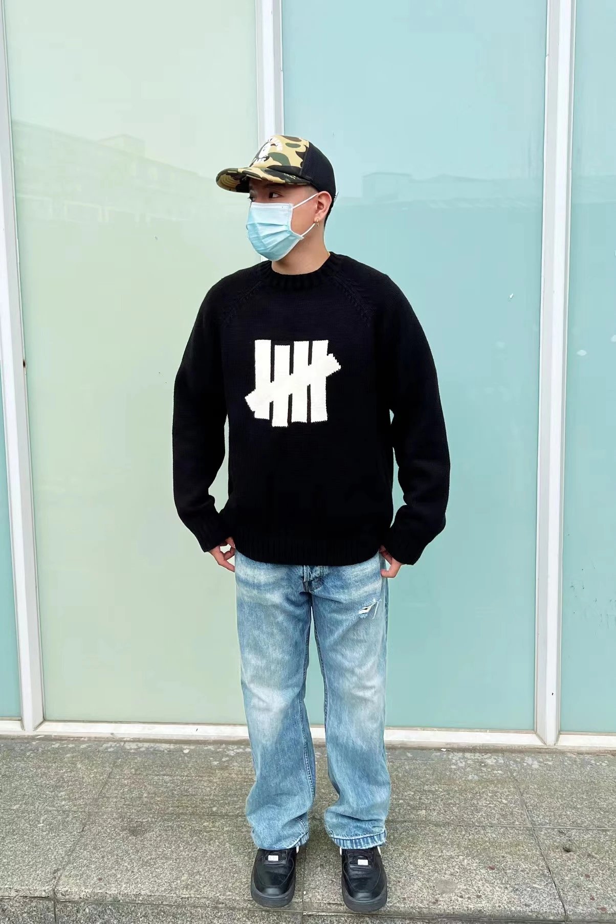 Design UNIQLO U + Undercover Knit Sweater Beige Sweater - 7