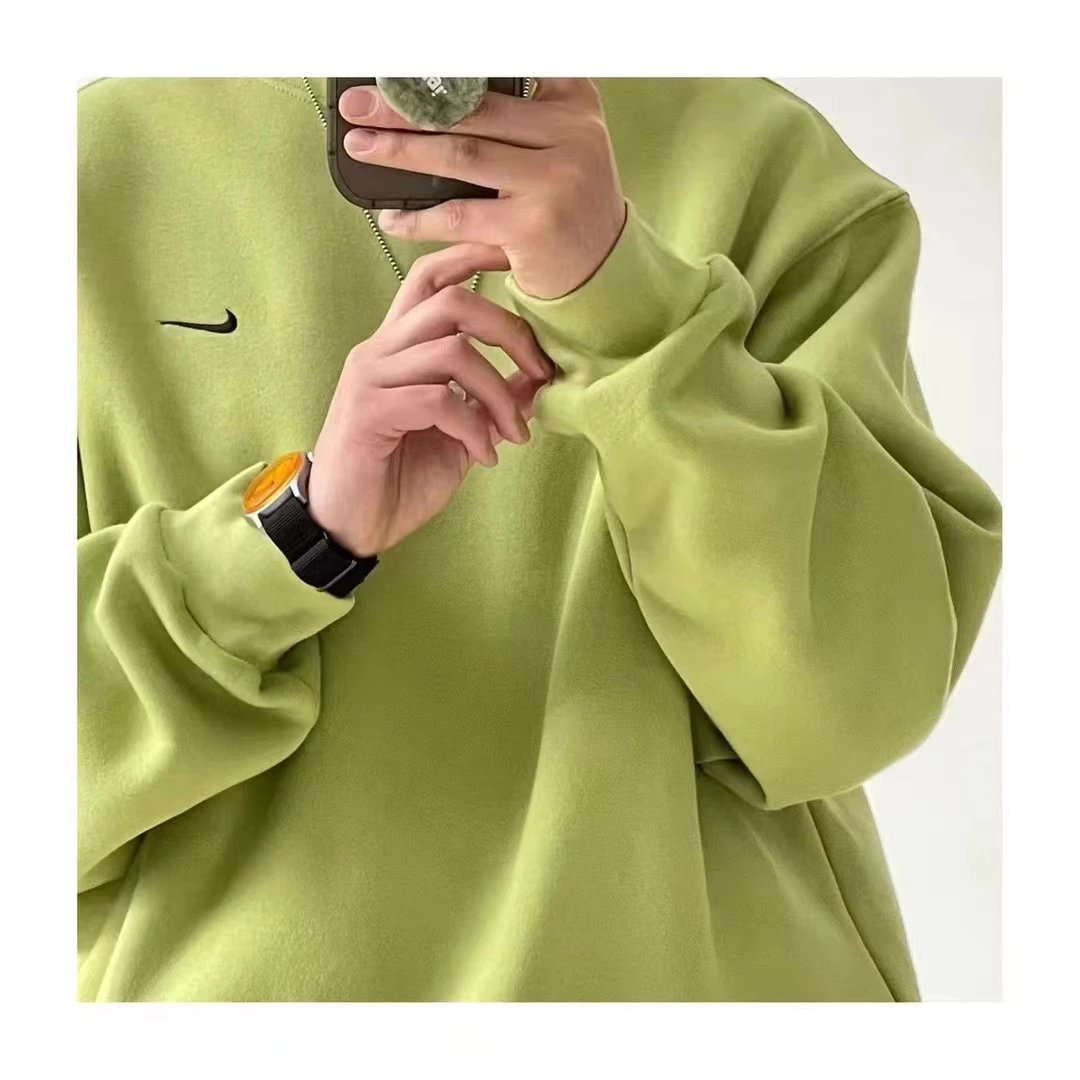 Nike Crewneck Sweatshirt Navy Blue Hoodie - 18