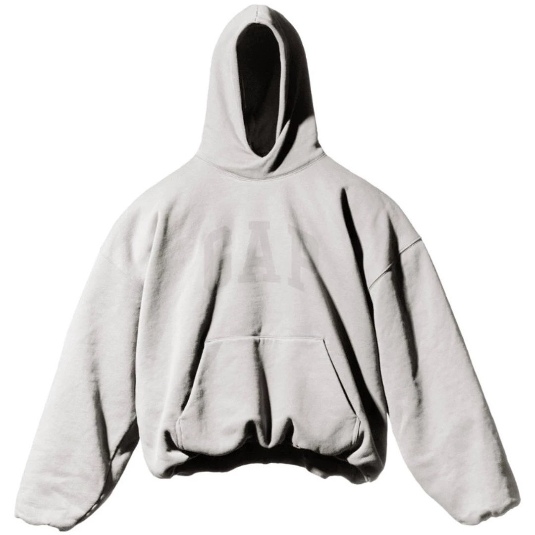 Design Dove Print Oversized Hoodie Gray - 6