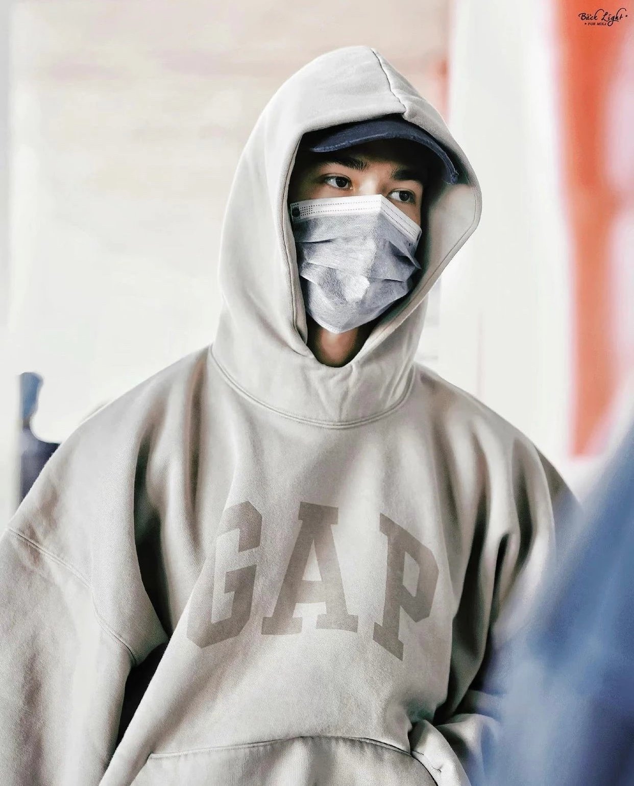 Design Dove Print Oversized Hoodie Gray - 53