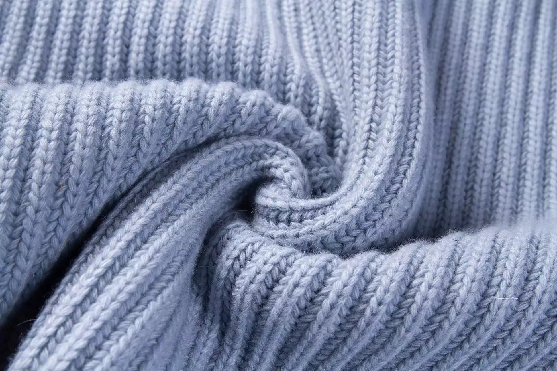 Carhartt Work In Progress Carhartt WIP Ribbed Turtleneck Sweater Light Blue Sweater - 16
