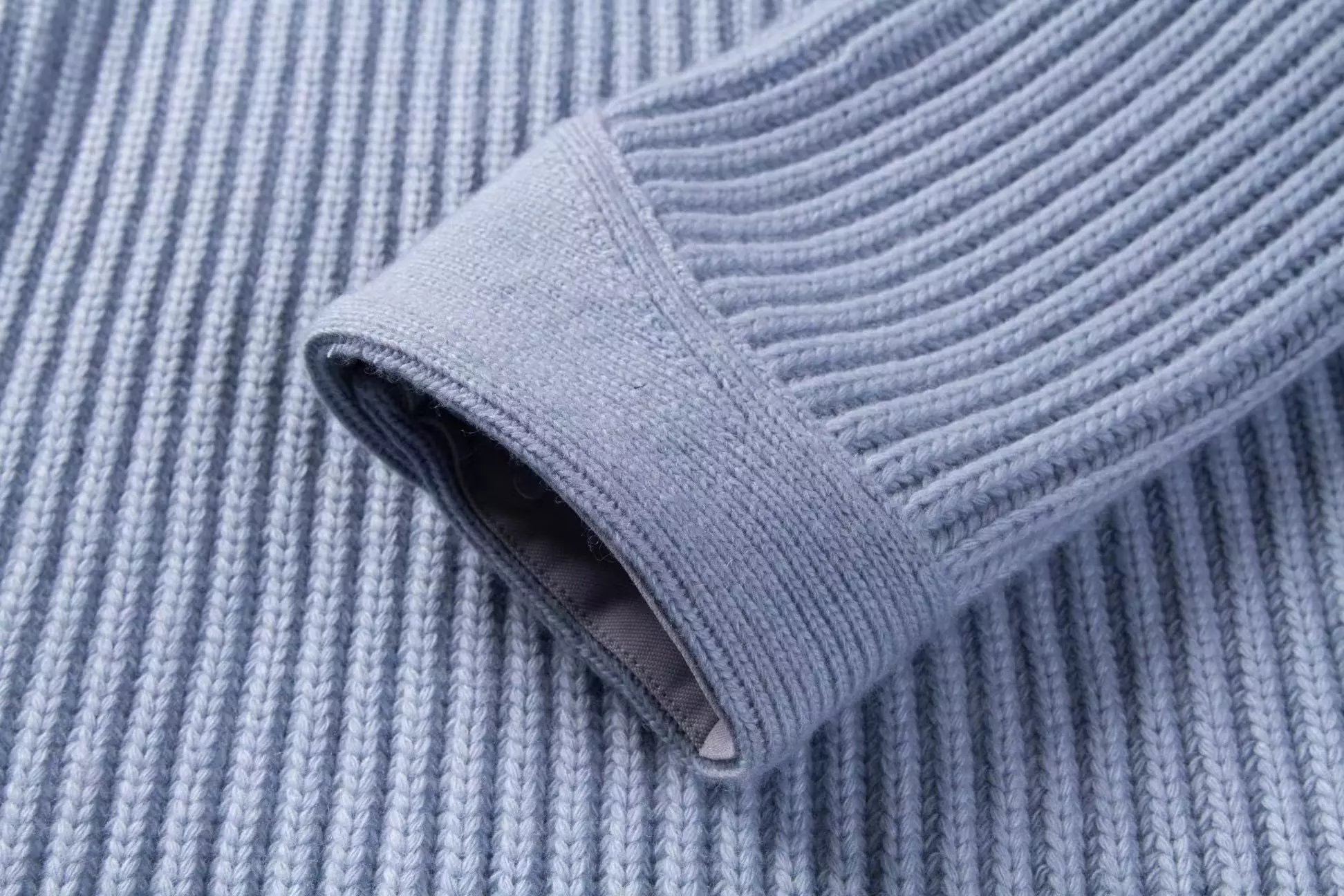 Carhartt Work In Progress Carhartt WIP Ribbed Turtleneck Sweater Light Blue Sweater - 17