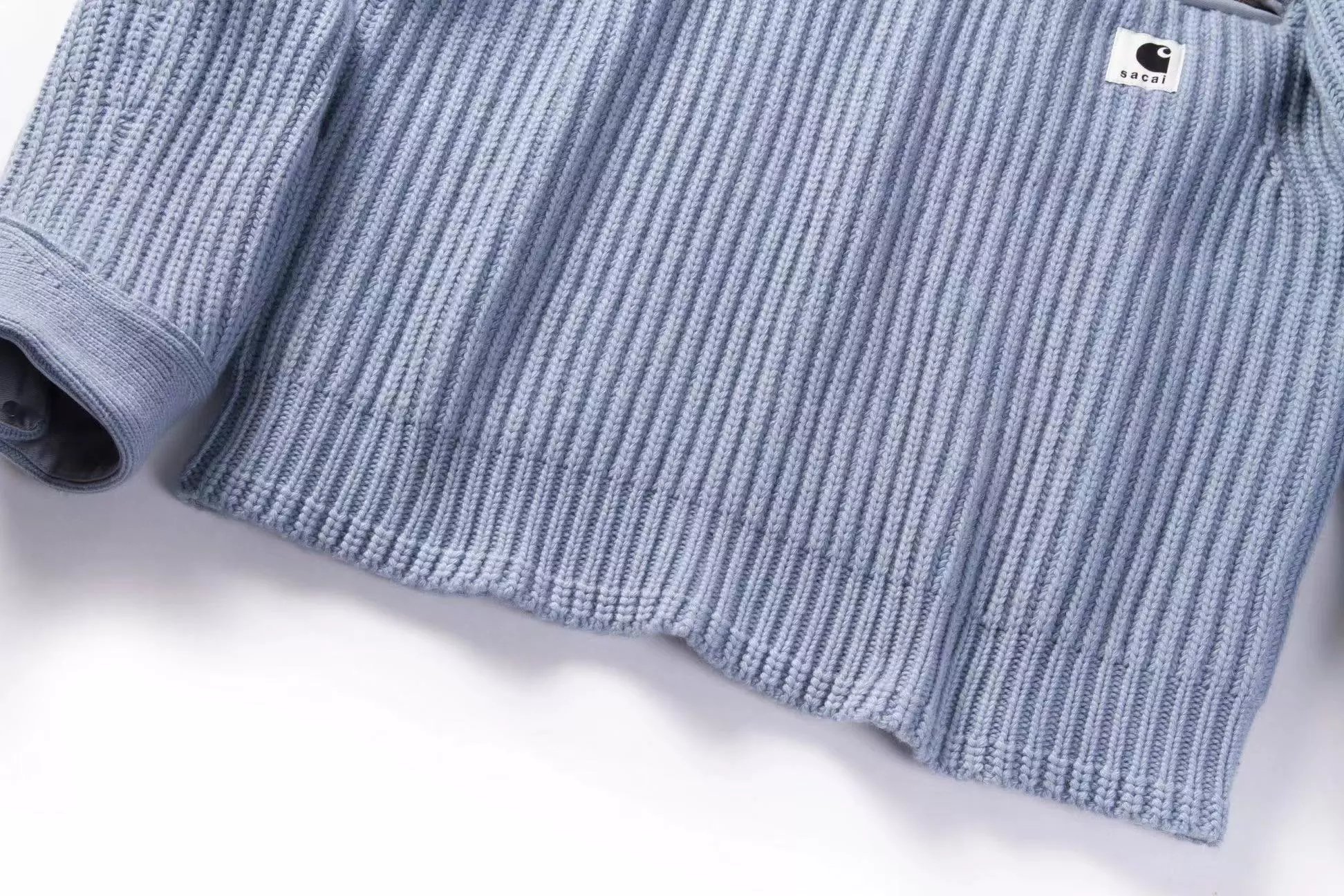 Carhartt Work In Progress Carhartt WIP Ribbed Turtleneck Sweater Light Blue Sweater - 14