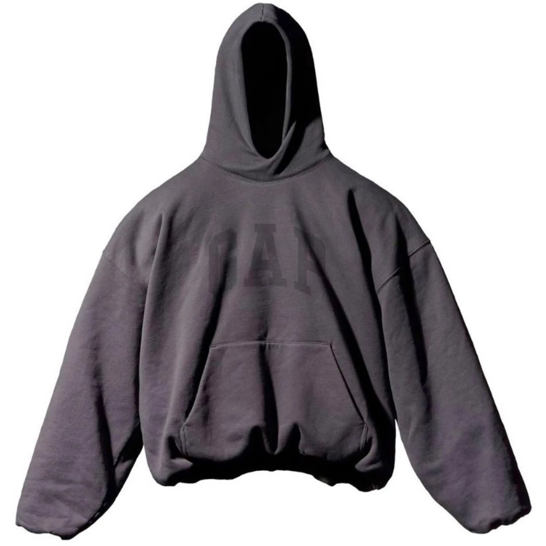 Design Dove Print Oversized Hoodie Gray - 8