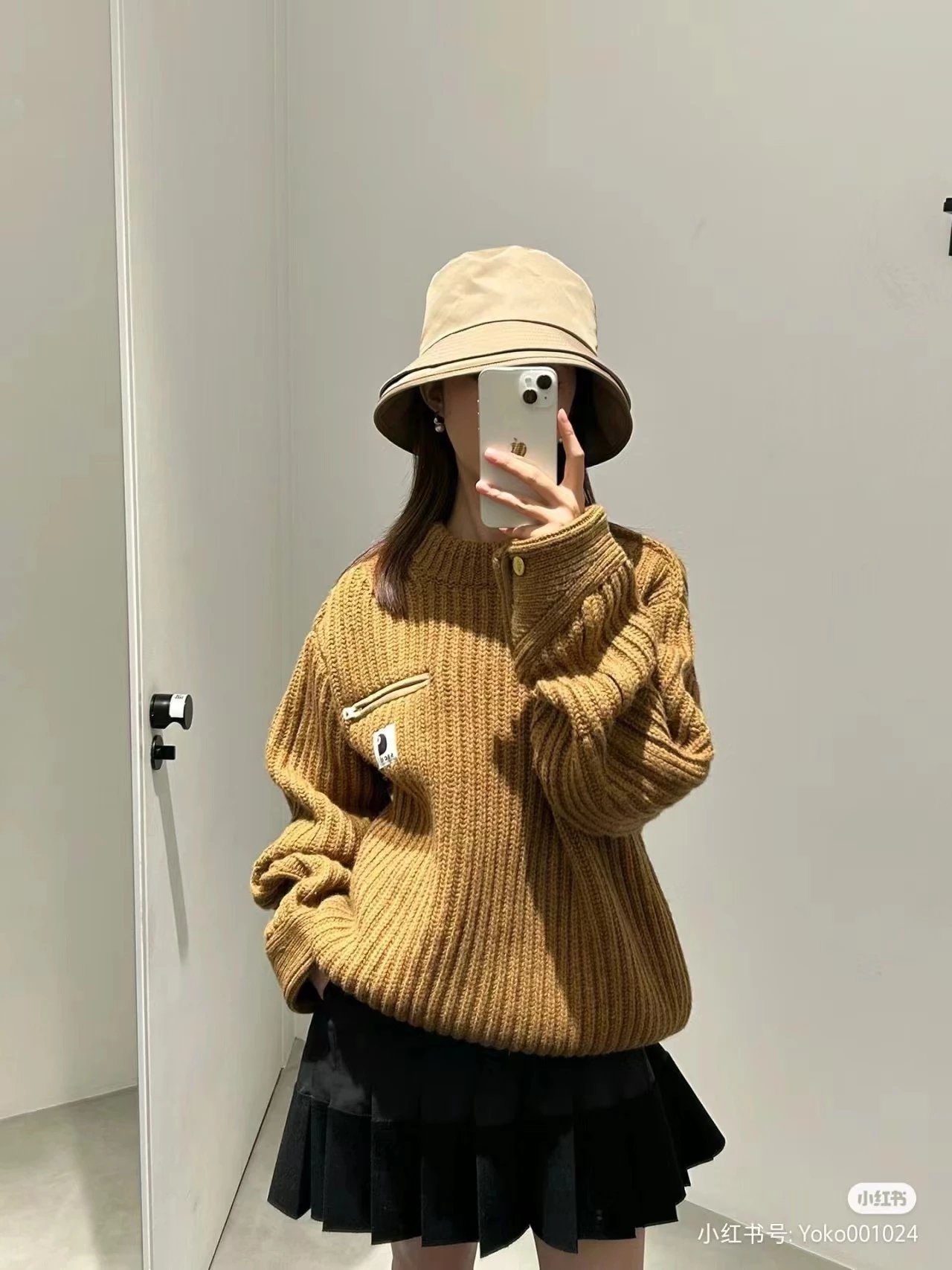 Carhartt Work In Progress Carhartt WIP Ribbed Turtleneck Sweater Light Blue Sweater - 48