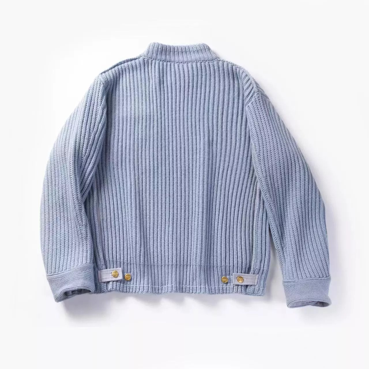 Carhartt Work In Progress Carhartt WIP Ribbed Turtleneck Sweater Light Blue Sweater - 7