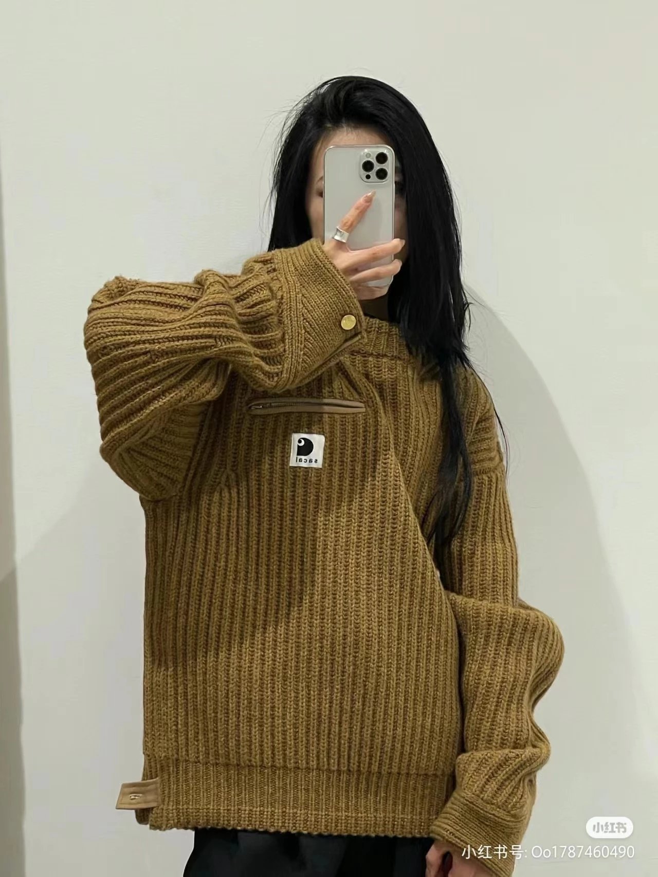 Carhartt Work In Progress Carhartt WIP Ribbed Turtleneck Sweater Light Blue Sweater - 46