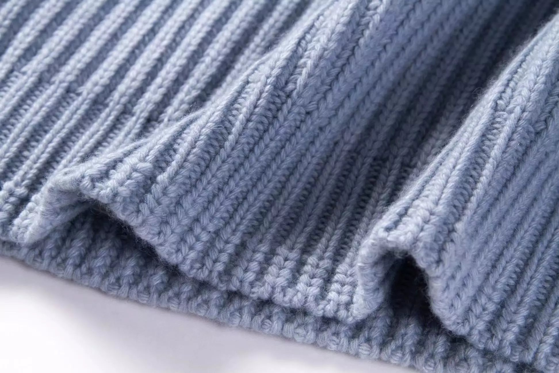 Carhartt Work In Progress Carhartt WIP Ribbed Turtleneck Sweater Light Blue Sweater - 15
