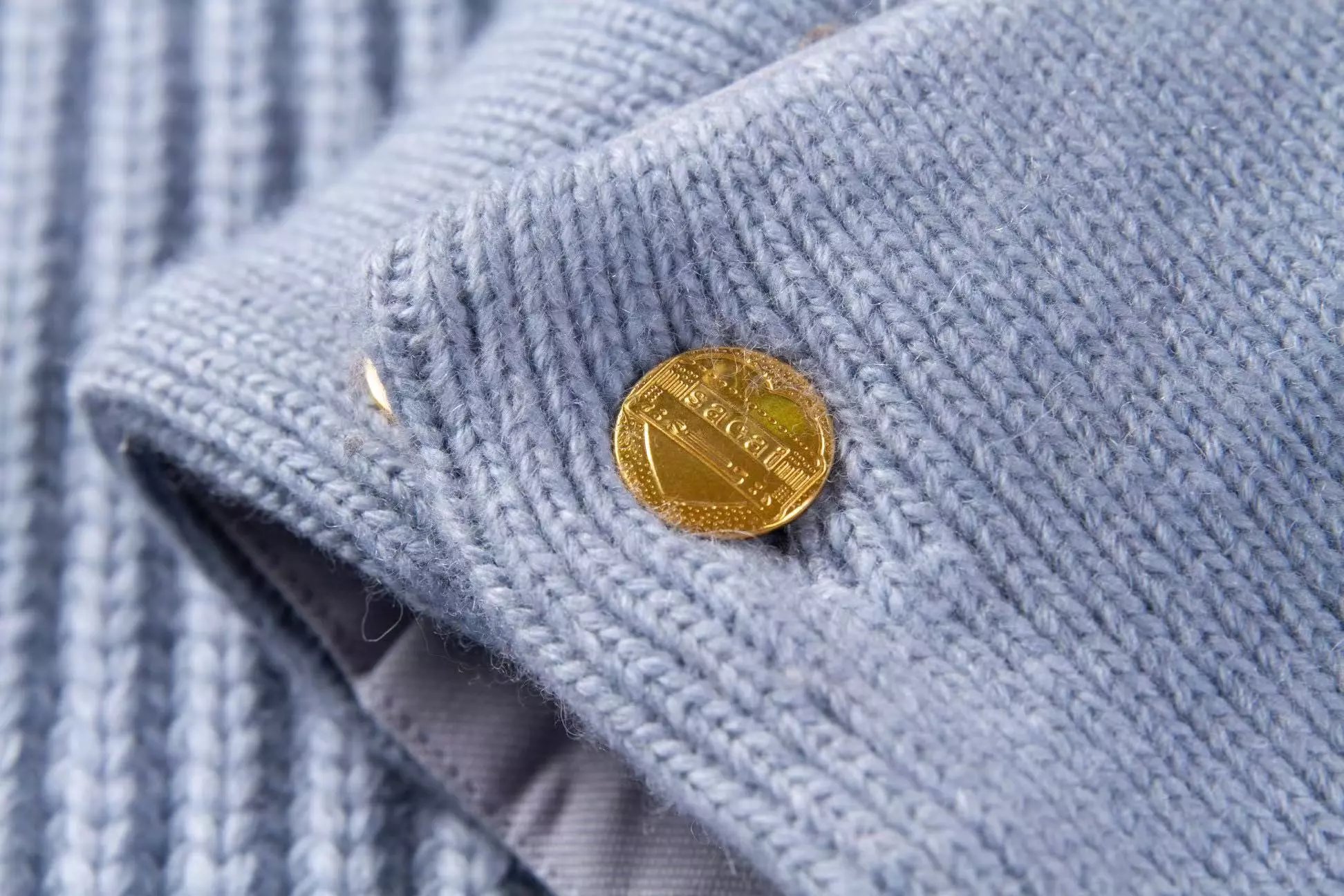 Carhartt Work In Progress Carhartt WIP Ribbed Turtleneck Sweater Light Blue Sweater - 18