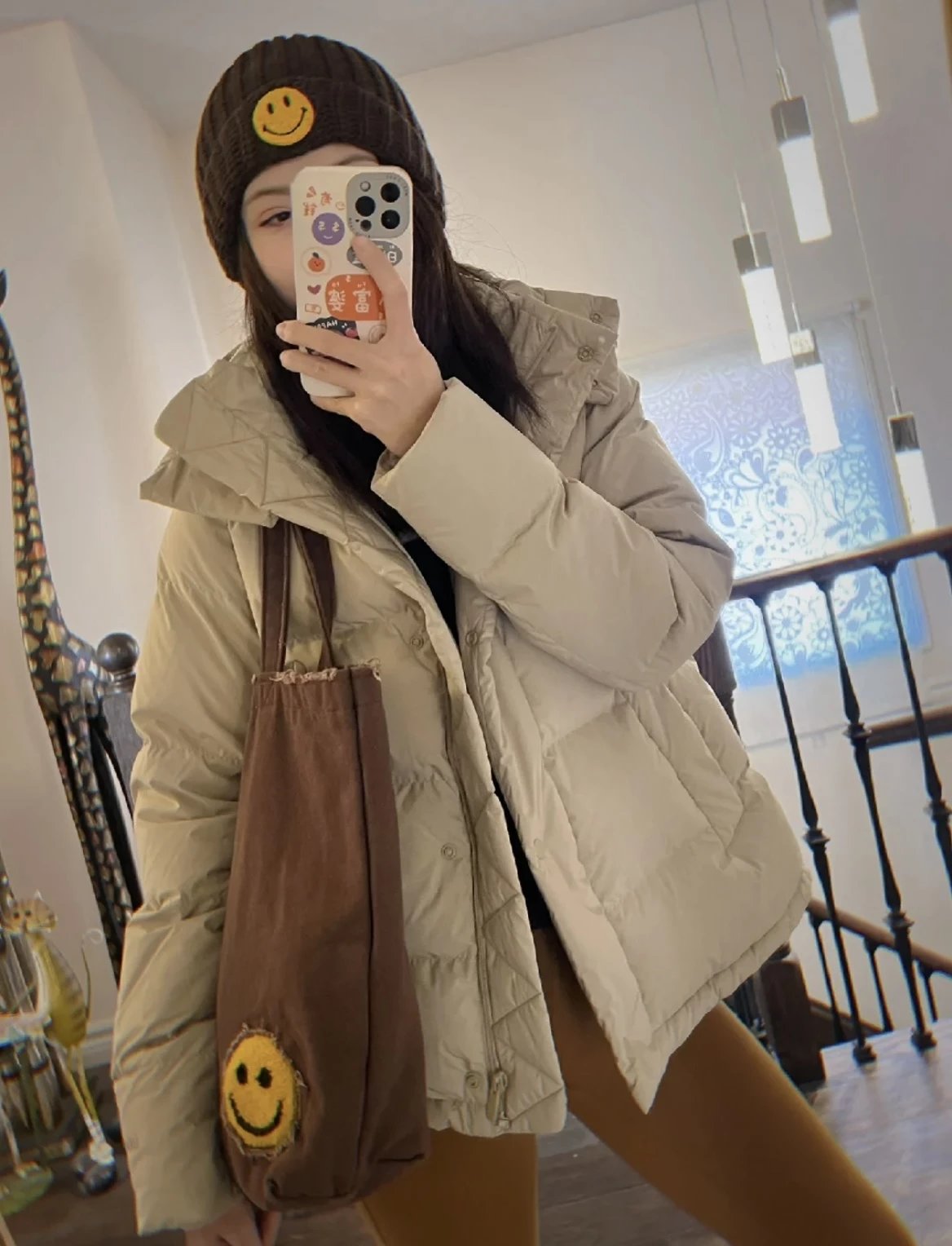 Design Pink Quilted Puffer Jacket Outerwear - 43