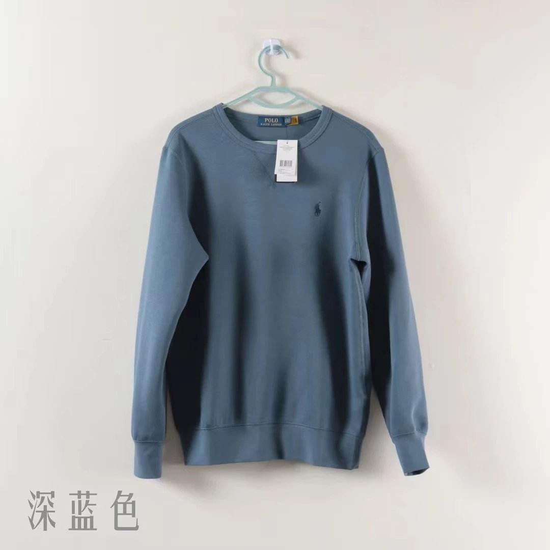 Polo Ralph Lauren Classic Crewneck Sweatshirt Beige Sweater - 4