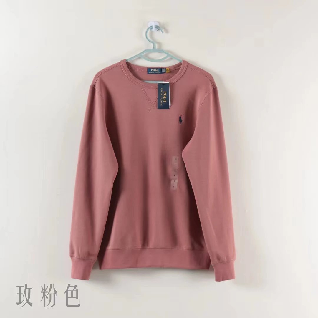 Polo Ralph Lauren Classic Crewneck Sweatshirt Beige Sweater - 13