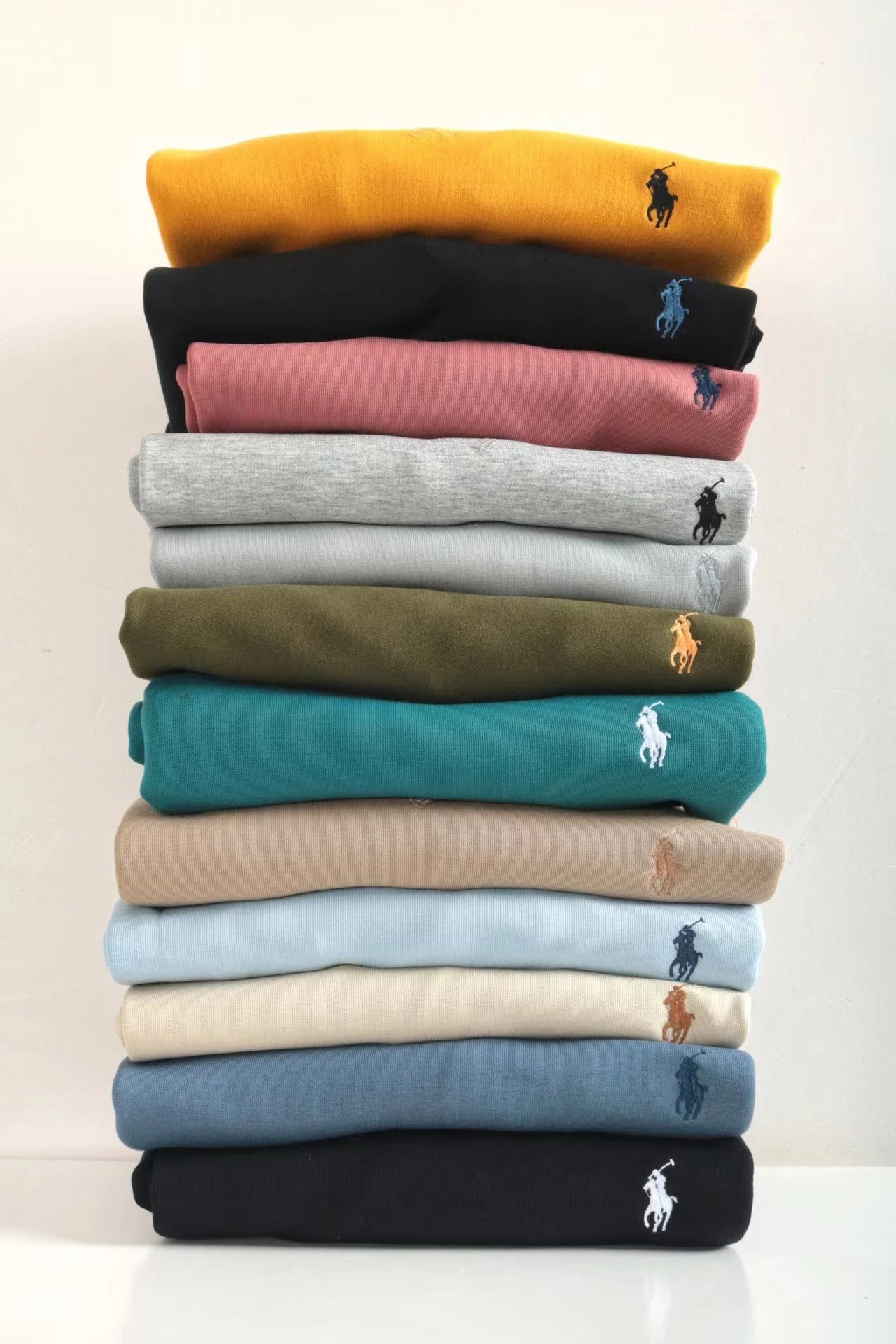 Polo Ralph Lauren Classic Crewneck Sweatshirt Beige Sweater - 2