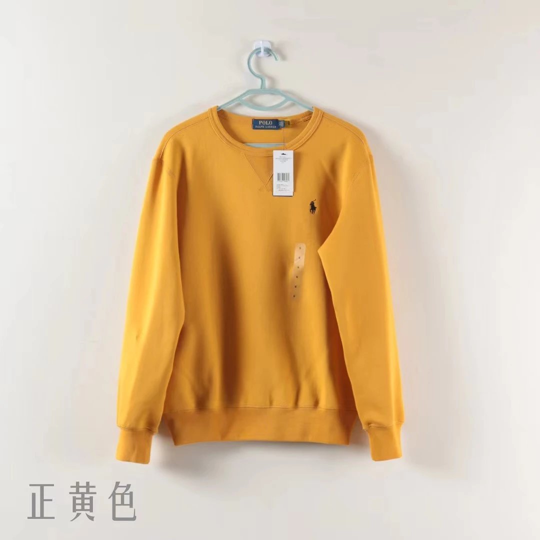 Polo Ralph Lauren Classic Crewneck Sweatshirt Beige Sweater - 11