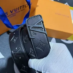 thumbnail for whatsapp: +86 15394456291
 High version L men's genuine leather belt trend net red pure cow leather belt social guy checkerboard ins belt tide