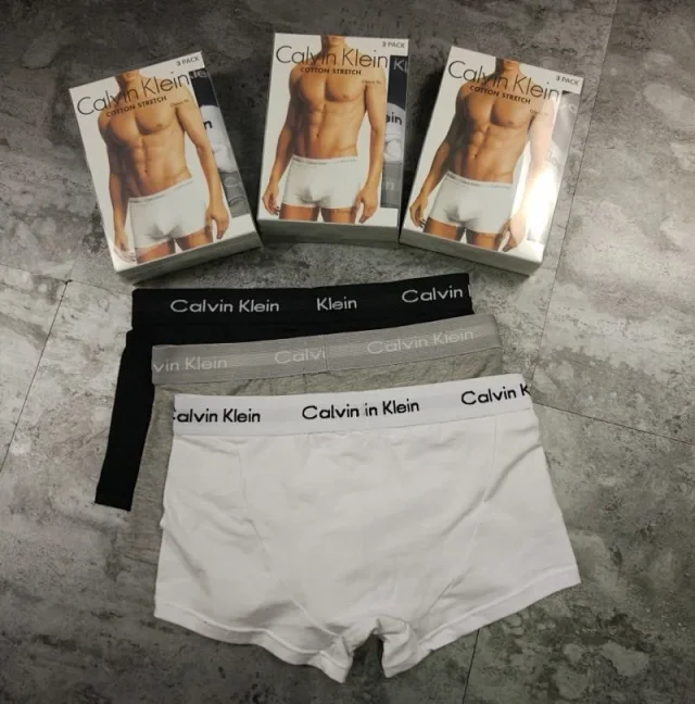 Calvin Klein Underwear Cotton Stretch Boxer Briefs, 3-Pack product detail image 2