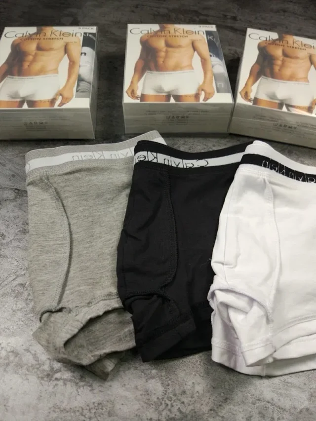 Calvin Klein Underwear Cotton Stretch Boxer Briefs, 3-Pack product detail image 21