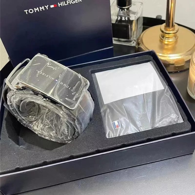 2182 Tangmi Belt Wallet Gift Box Set, low-key luxury, steady and reliable, a must-have set for successful men!