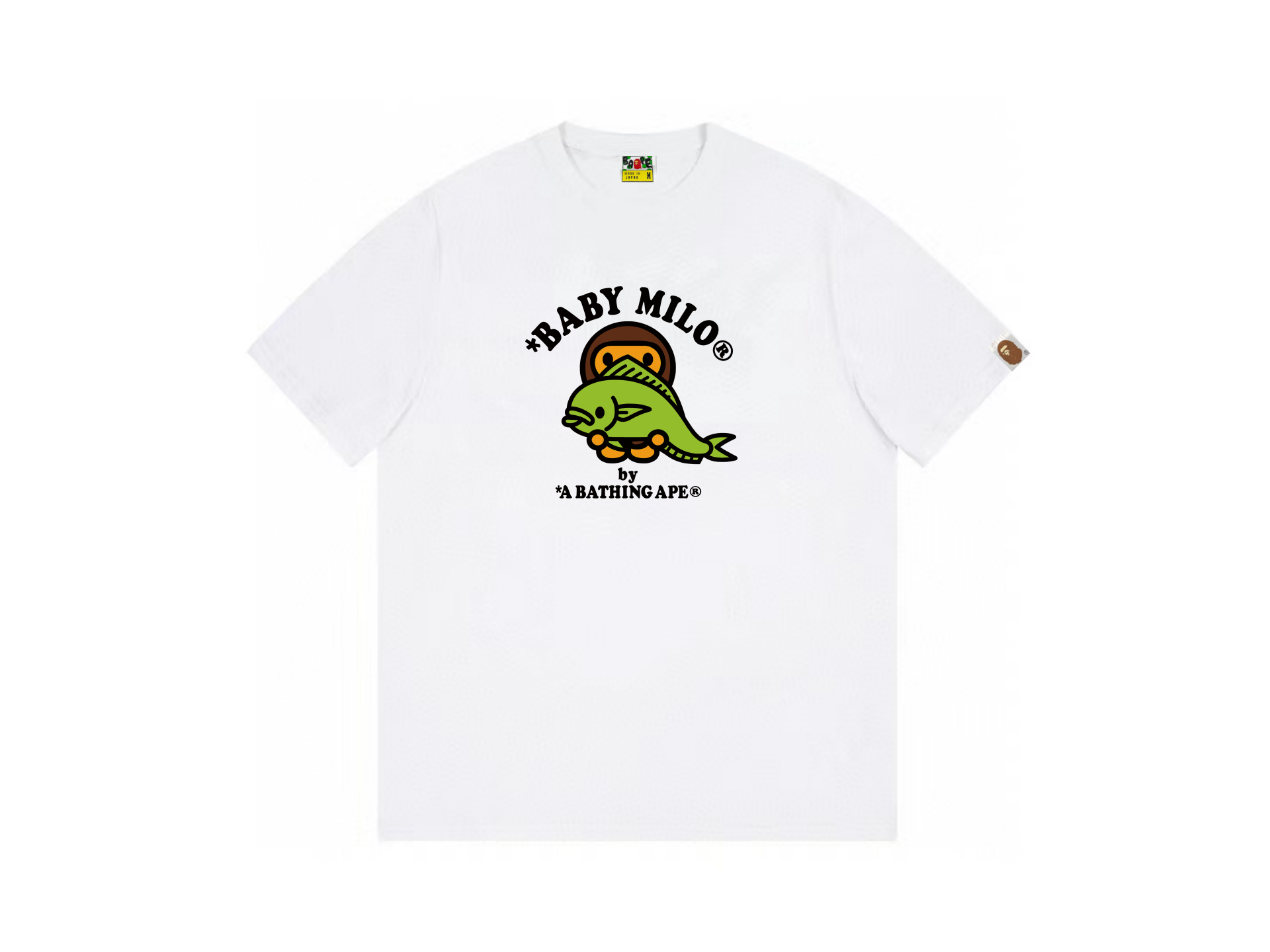 Chest Print Crew Neck Short Sleeve photo 2