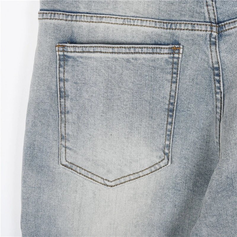 Contrast Pocket Denim Jeans photo 7