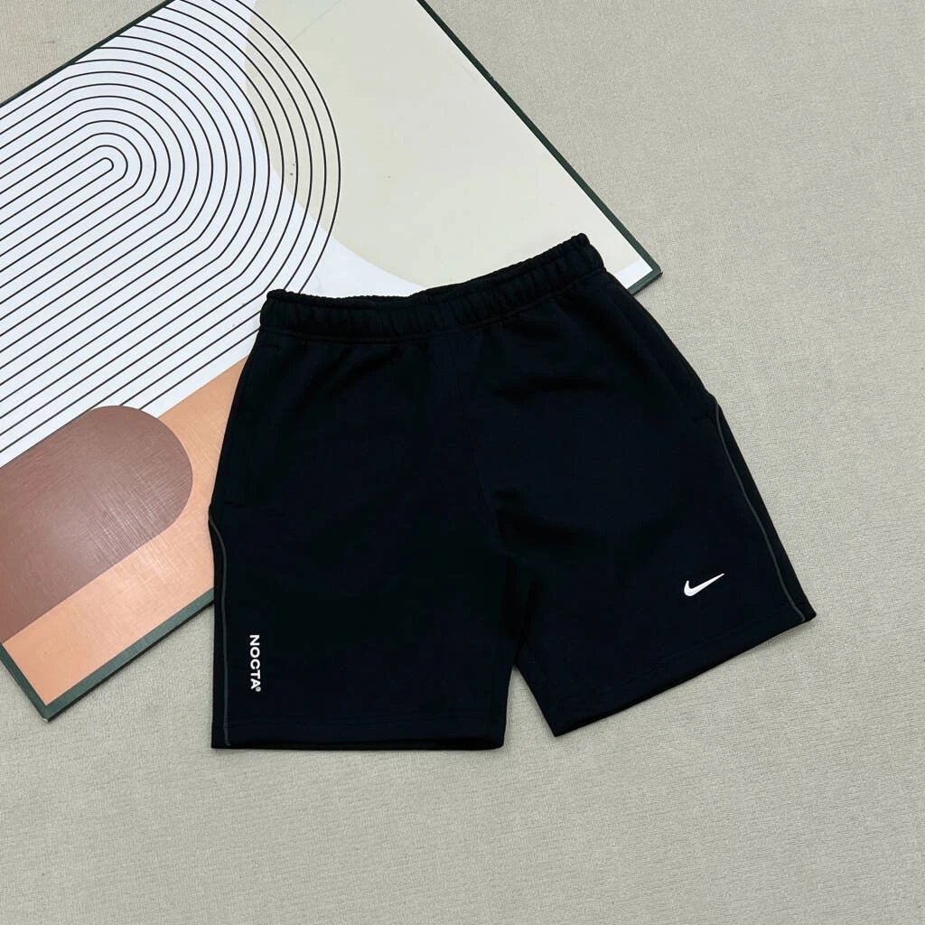 Summer Knit Reflective Stripe Cotton Athletic Shorts photo 2
