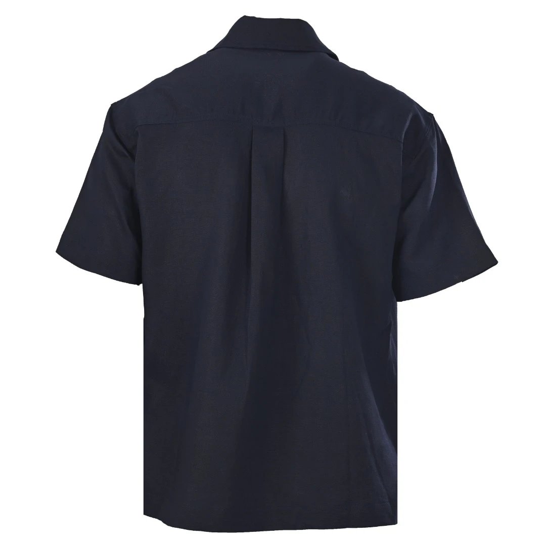 Linen Short Sleeve Polo Shirt photo 7