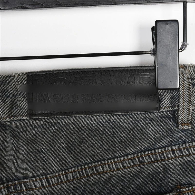 Pocket Embroidery Straight Jeans photo 8