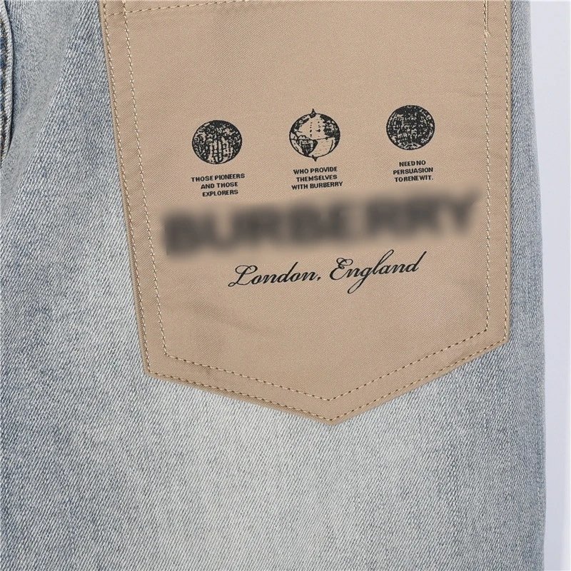 Contrast Pocket Denim Jeans photo 8