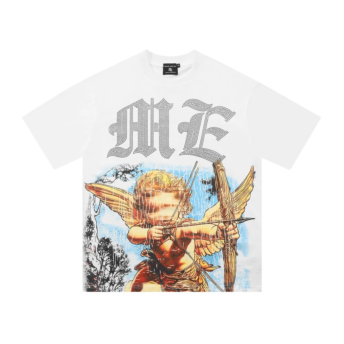 ME Cartoon Letter Print T-Shirt photo 4